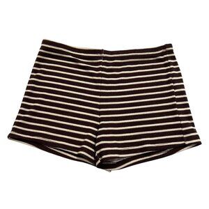 Lioness Carrie Mini Short in Wine Stripe